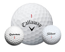 Cargar imagen en el visor de la galería, 60 Pelotas de Golf Callaway Titleist y TaylorMade