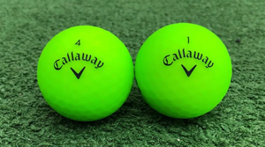 15 bolas de golf callaway verdes