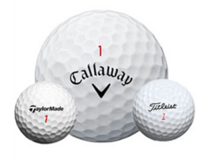 60 Pelotas de Golf Callaway Titleist y TaylorMade