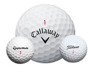 15 Bolas de Golf Callaway Titleist y TaylorMade