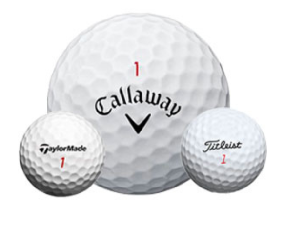 15 Bolas de Golf Callaway Titleist y TaylorMade