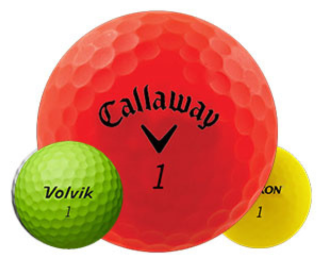 60 Bolas De Golf De Colores Usadas