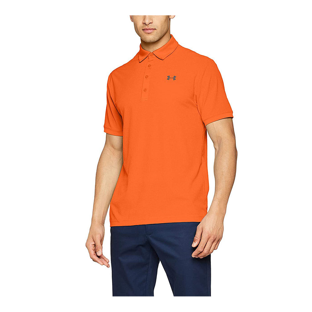 playera naranja play off polo under amour tall ch